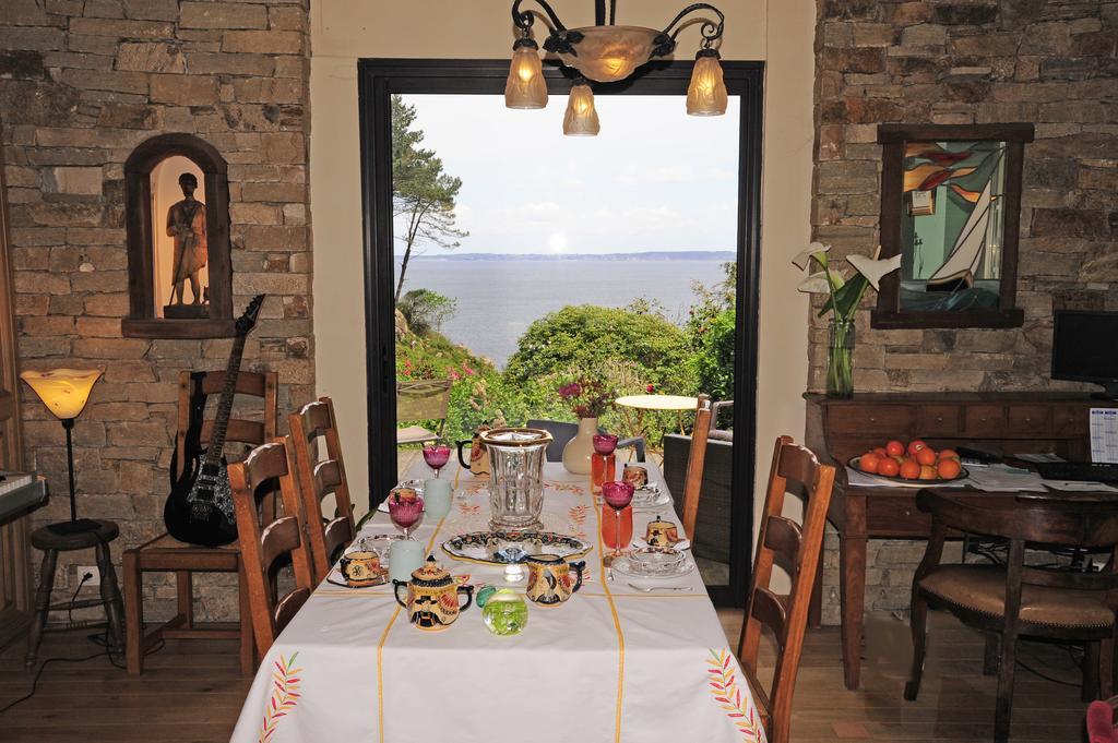 Les Fous De Bassans Bed & Breakfast Poullan-sur-Mer ภายนอก รูปภาพ